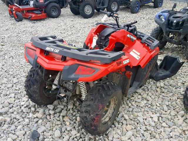 RFB18ATV4JK6P3991 - 2018 ARCT 500 ATV RED photo 4