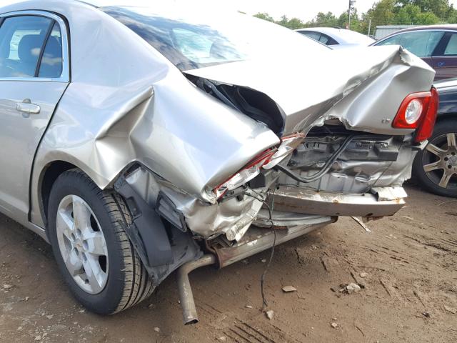 1G1ZG57B48F284127 - 2008 CHEVROLET MALIBU LS ვერცხლისფერი ფოტო 9