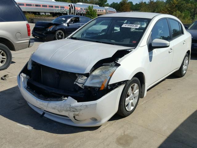 3N1AB6AP2AL610566 - 2010 NISSAN SENTRA 2.0 WHITE photo 2