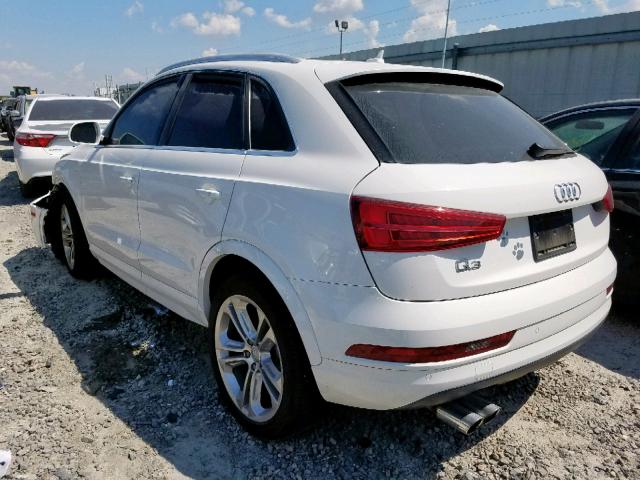 WA1HCCFS6HR017858 - 2017 AUDI Q3 PREMIUM WHITE photo 3