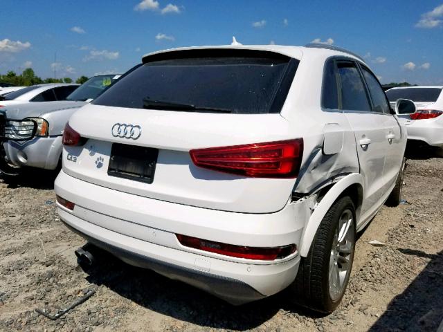 WA1HCCFS6HR017858 - 2017 AUDI Q3 PREMIUM WHITE photo 4