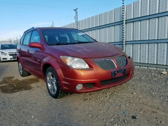 5Y2SL63805Z453302 - 2005 PONTIAC VIBE RED photo 1