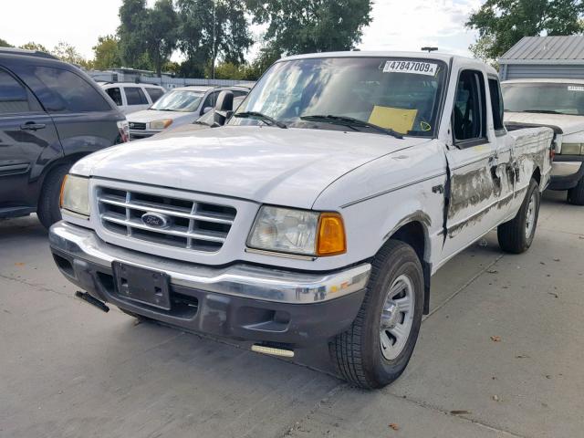 1FTYR14V73PA60101 - 2003 FORD RANGER SUP WHITE photo 2