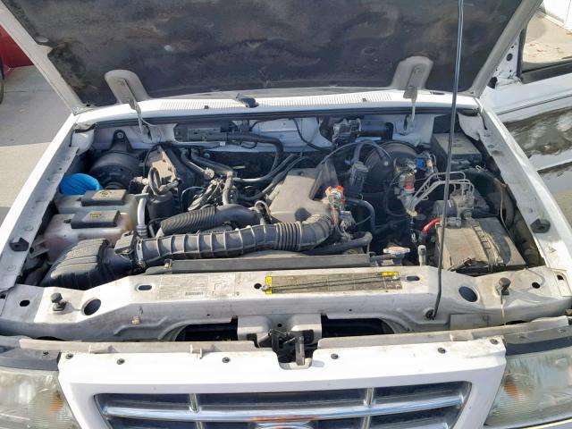 1FTYR14V73PA60101 - 2003 FORD RANGER SUP WHITE photo 7