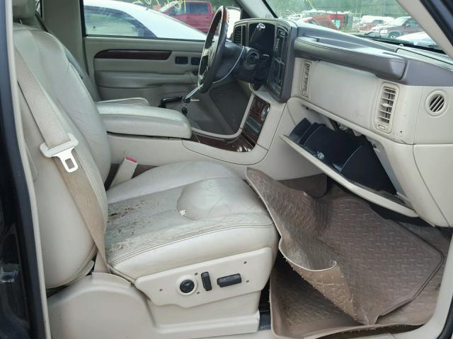 3GYEK63N83G312636 - 2003 CADILLAC ESCALADE E BLACK photo 5