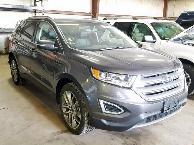 2FMPK4K83GBB52779 - 2016 FORD EDGE TITAN GRAY photo 1