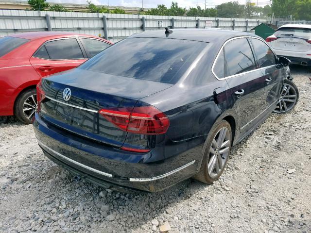 1VWDT7A36HC079921 - 2017 VOLKSWAGEN PASSAT R-L BLACK photo 4