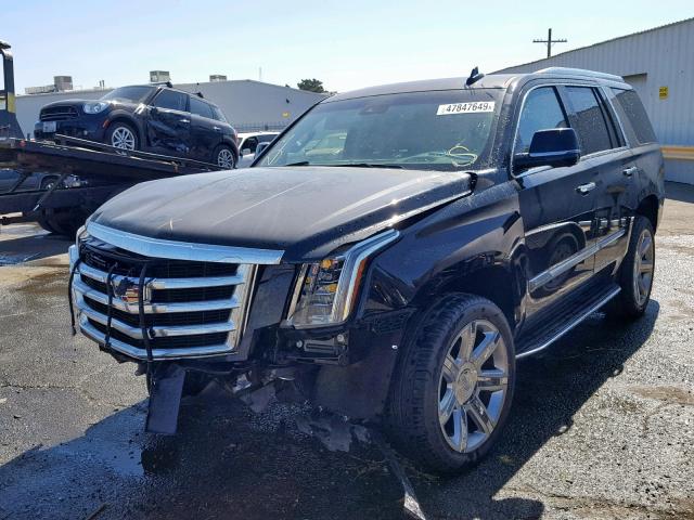 1GYS4BKJ7KR126184 - 2019 CADILLAC ESCALADE L BLACK photo 2