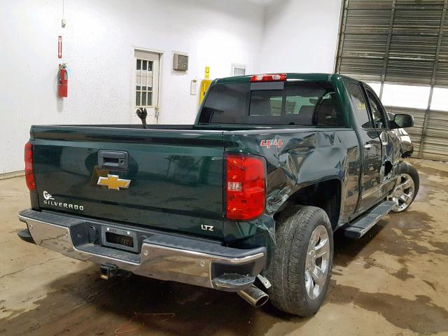 1GCVKSEC7FZ383549 - 2015 CHEVROLET SILVERADO GREEN photo 4