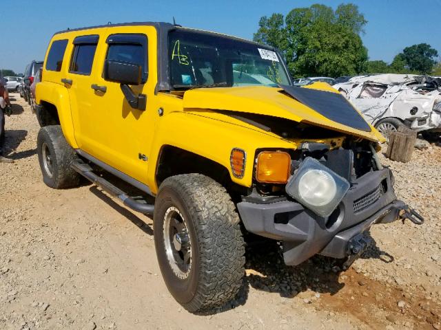 5GTDN136668159195 - 2006 HUMMER H3 YELLOW photo 1