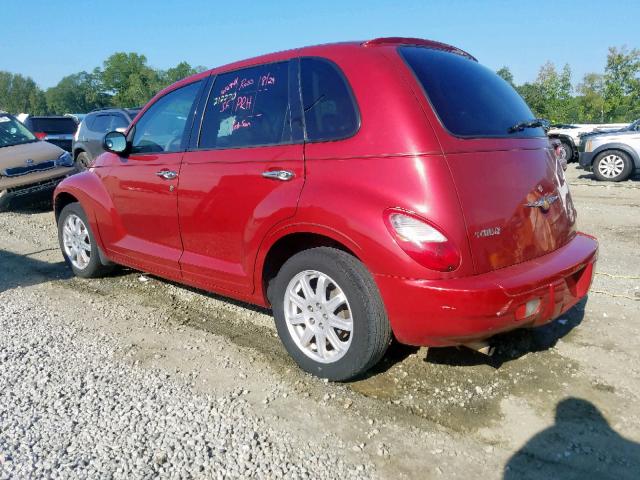 3A4FY58B87T628434 - 2007 CHRYSLER PT CRUISER BURGUNDY photo 3