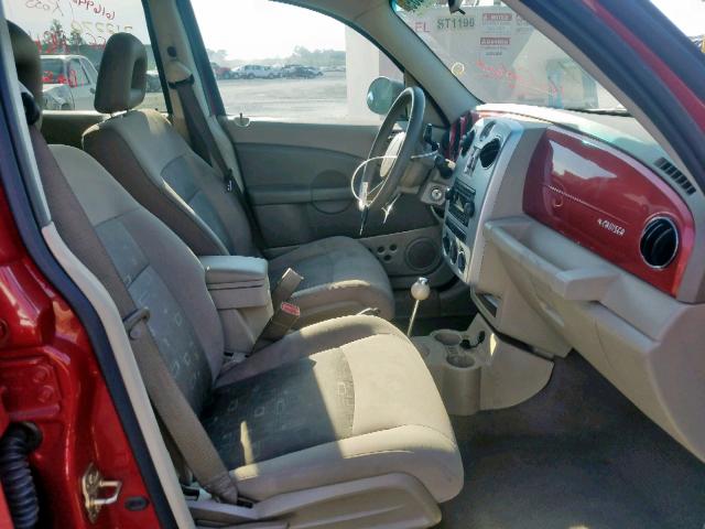 3A4FY58B87T628434 - 2007 CHRYSLER PT CRUISER BURGUNDY photo 5