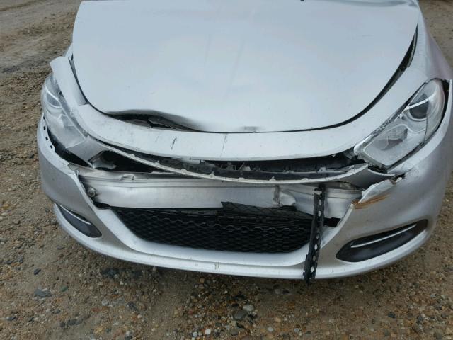 1C3CDFBA7DD266340 - 2013 DODGE DART SXT SILVER photo 9