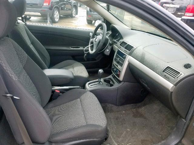 1G1AL15F477200260 - 2007 CHEVROLET COBALT LT BLACK photo 5