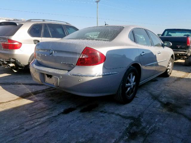 2G4WD582081134620 - 2008 BUICK LACROSSE C SILVER photo 4