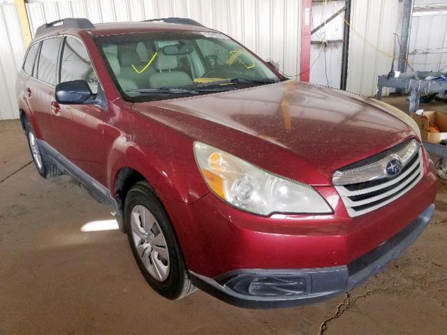 4S4BRBACXB3311533 - 2011 SUBARU OUTBACK 2. BURGUNDY photo 1