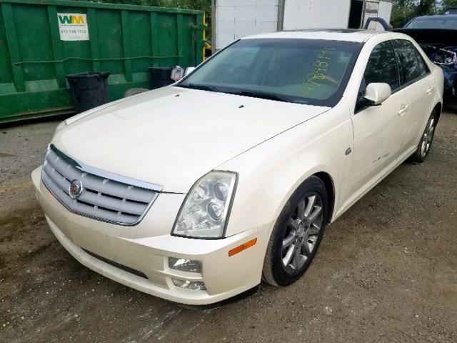 1G6DW677960125676 - 2006 CADILLAC STS WHITE photo 2