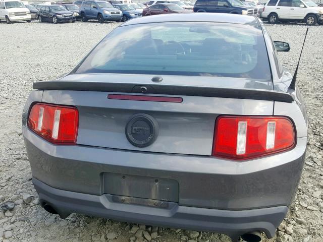 1ZVBP8CF8B5137449 - 2011 FORD MUSTANG GT GRAY photo 10