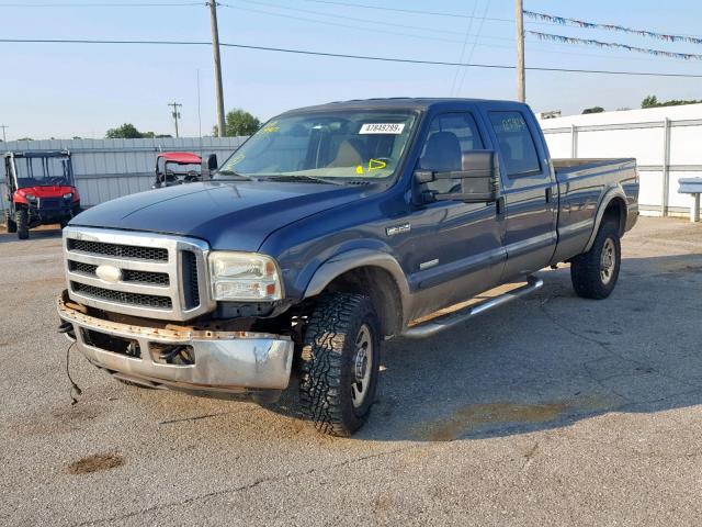 1FTWW31P76EC79951 - 2006 FORD F350 SRW S BLUE photo 2