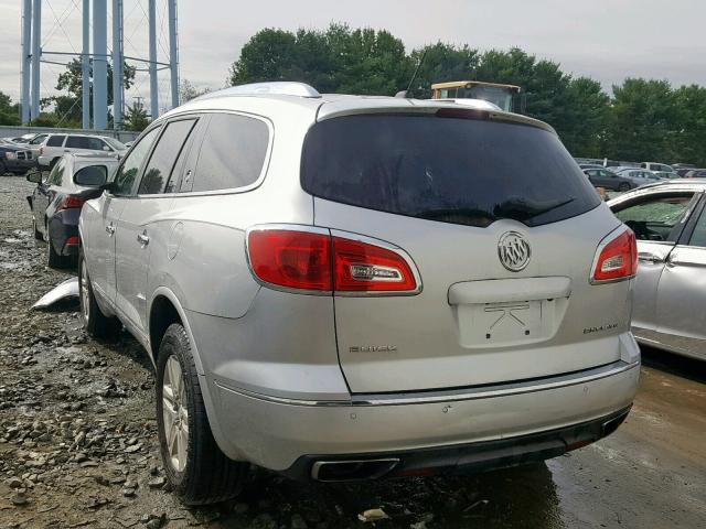 5GAKRAKD3FJ240068 - 2015 BUICK ENCLAVE SILVER photo 3