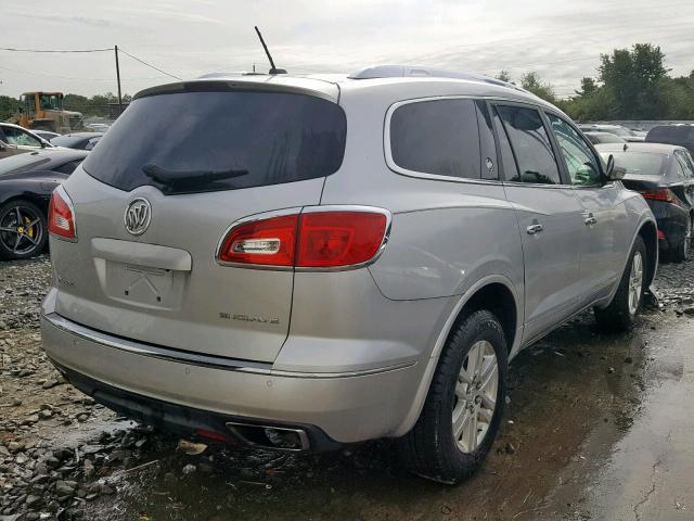 5GAKRAKD3FJ240068 - 2015 BUICK ENCLAVE SILVER photo 4