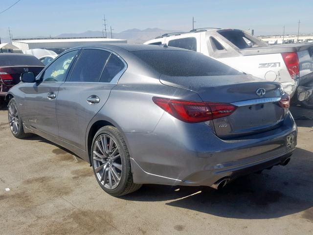 JN1FV7AR2JM481464 - 2018 INFINITI Q50 RED SP CHARCOAL photo 3