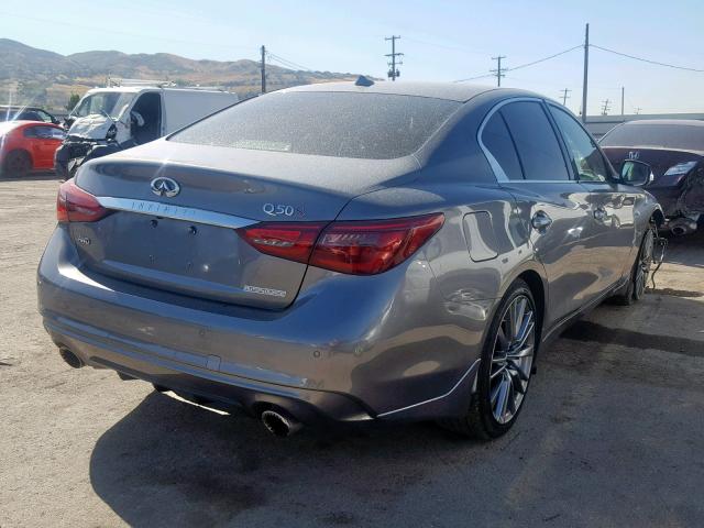 JN1FV7AR2JM481464 - 2018 INFINITI Q50 RED SP CHARCOAL photo 4