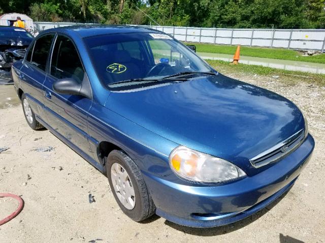 KNADC123316083022 - 2001 KIA RIO BLUE photo 1