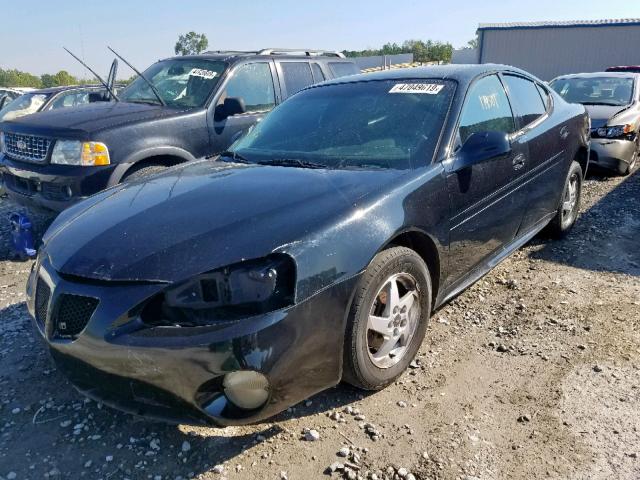 2G2WP522841149563 - 2004 PONTIAC GRAND PRIX BLACK photo 2