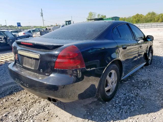2G2WP522841149563 - 2004 PONTIAC GRAND PRIX BLACK photo 4