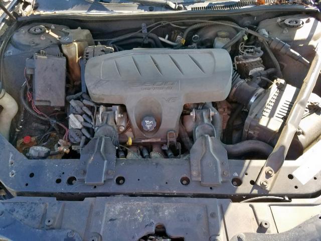 2G2WP522841149563 - 2004 PONTIAC GRAND PRIX BLACK photo 7