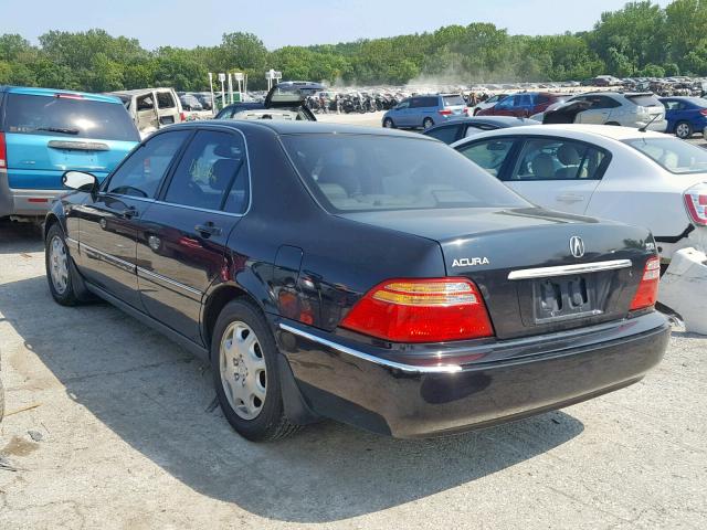 JH4KA9657YC001216 - 2000 ACURA 3.5RL BLACK photo 3