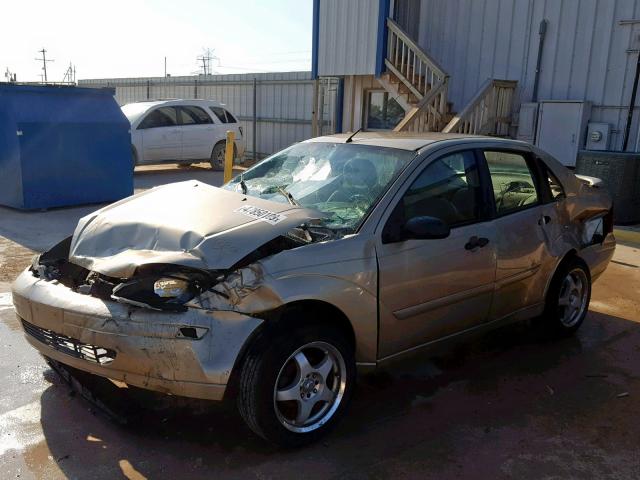 1FAFP38351W152687 - 2001 FORD FOCUS ZTS GOLD photo 2