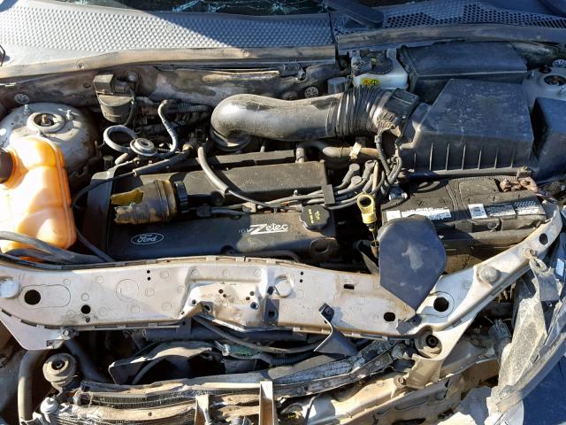 1FAFP38351W152687 - 2001 FORD FOCUS ZTS GOLD photo 7