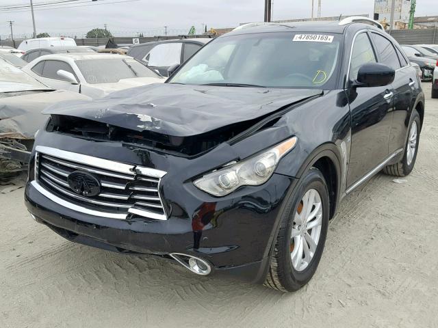 JN8CS1MU7FM381121 - 2015 INFINITI QX70 BLACK photo 2