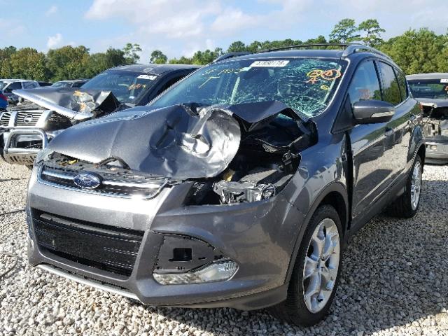 1FMCU0J91DUC33751 - 2013 FORD ESCAPE TIT GRAY photo 2