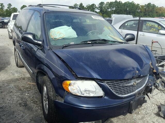 2C4GP74L24R506822 - 2004 CHRYSLER TOWN & COU BLUE photo 1