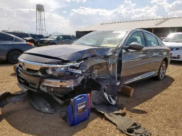 1HGCV2F59KA028553 - 2019 HONDA ACCORD EXL GRAY photo 2