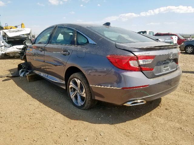 1HGCV2F59KA028553 - 2019 HONDA ACCORD EXL GRAY photo 3