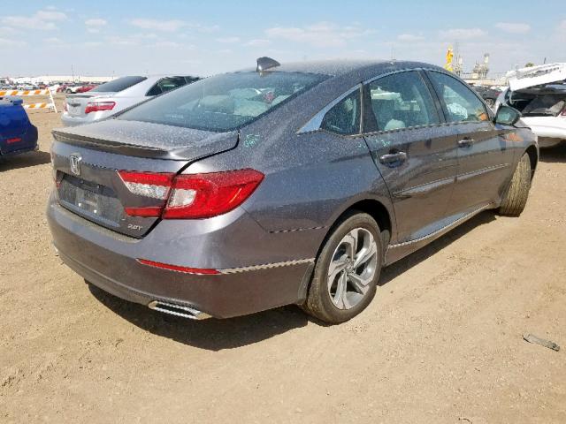 1HGCV2F59KA028553 - 2019 HONDA ACCORD EXL GRAY photo 4