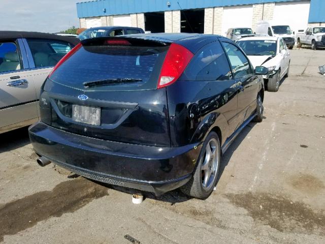 3FAHP39542R233595 - 2002 FORD FOCUS SVT BLACK photo 4