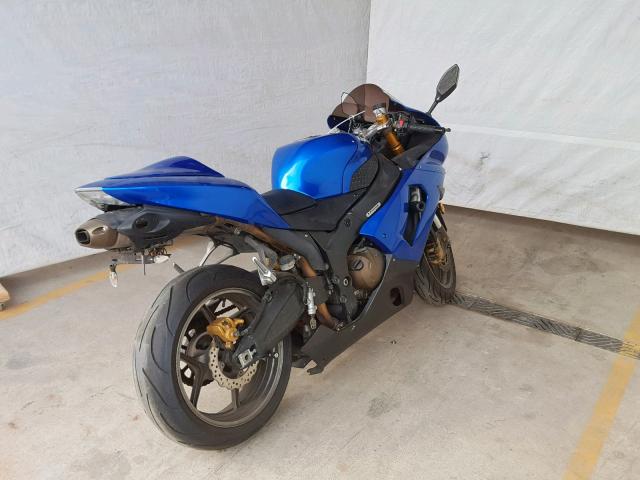 JKBZXJC185A002552 - 2005 KAWASAKI ZX636 C1 BLUE photo 4