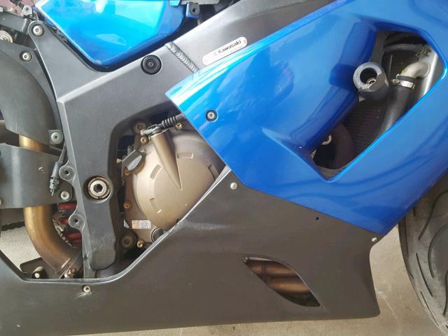 JKBZXJC185A002552 - 2005 KAWASAKI ZX636 C1 BLUE photo 7