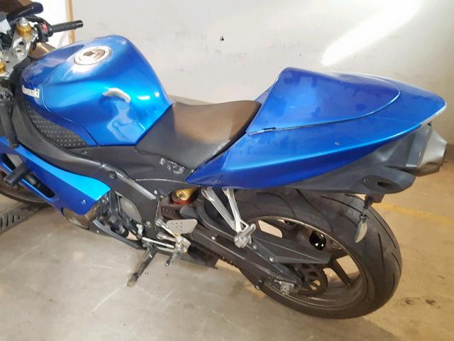 JKBZXJC185A002552 - 2005 KAWASAKI ZX636 C1 BLUE photo 9