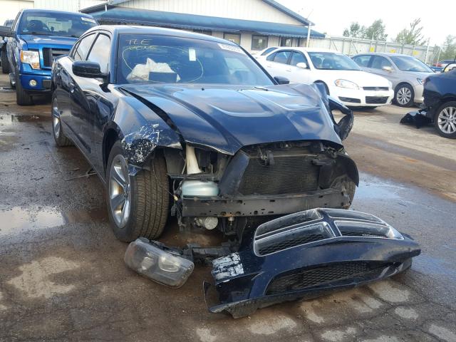 2C3CDXHG5DH525587 - 2013 DODGE CHARGER SX BLACK photo 1