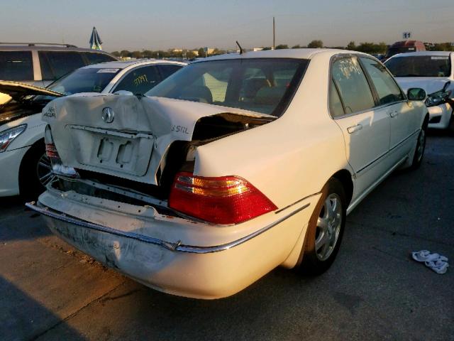 JH4KA96512C002840 - 2002 ACURA 3.5RL WHITE photo 4