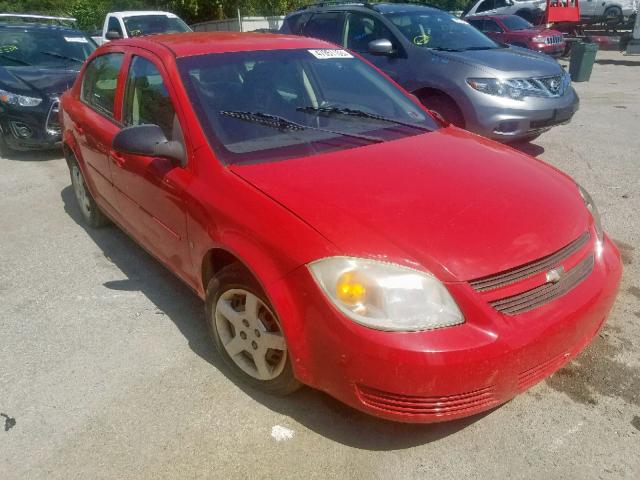 1G1AK58F287289981 - 2008 CHEVROLET COBALT RED photo 1