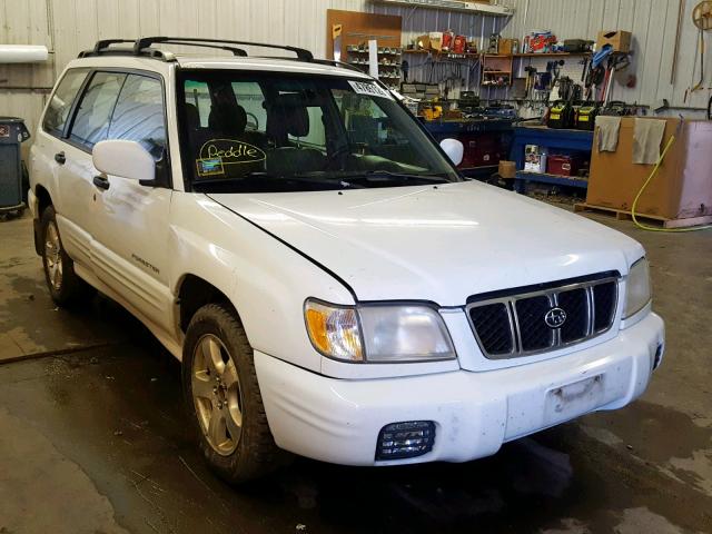 JF1SF65612H702362 - 2002 SUBARU FORESTER S WHITE photo 1