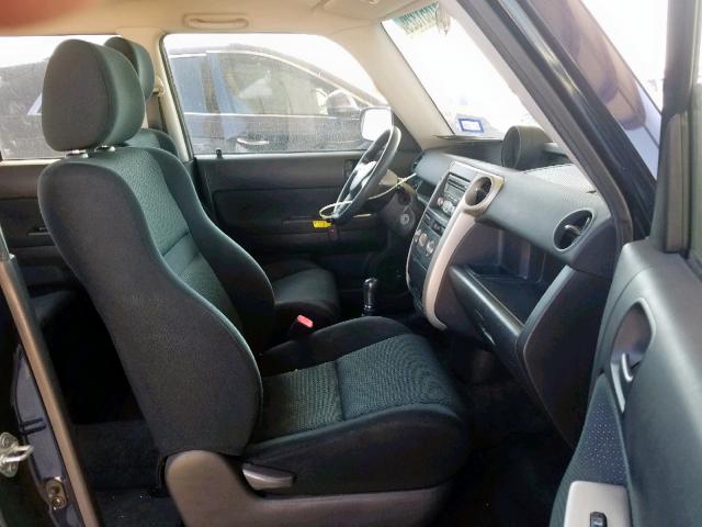 JTLKT334764098921 - 2006 TOYOTA SCION XB BLACK photo 5