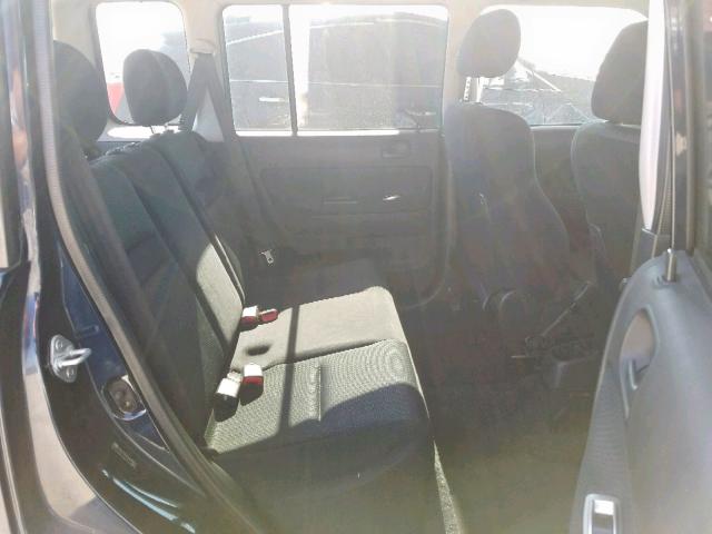 JTLKT334764098921 - 2006 TOYOTA SCION XB BLACK photo 6